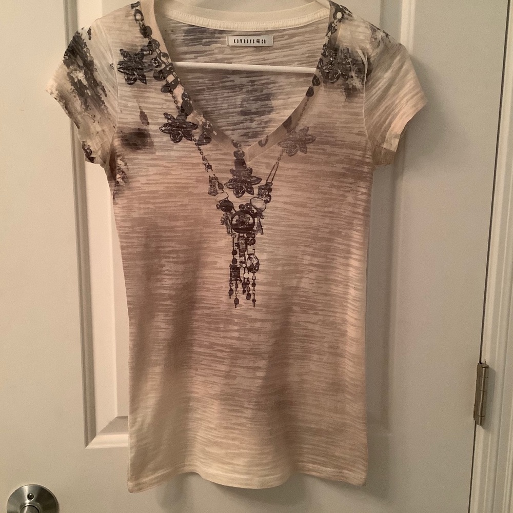 EUC unique & cute Kowboys and Co of CA shirt